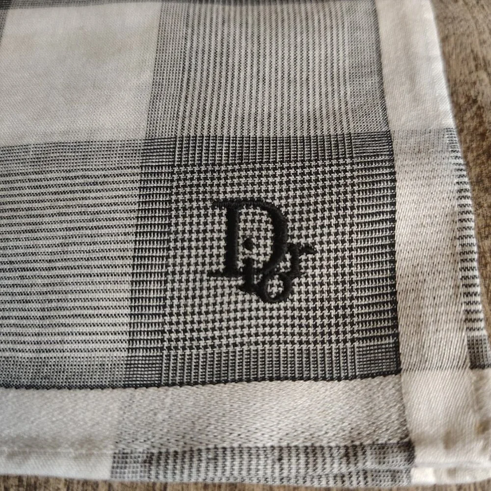 Vintage Dior Check scarf